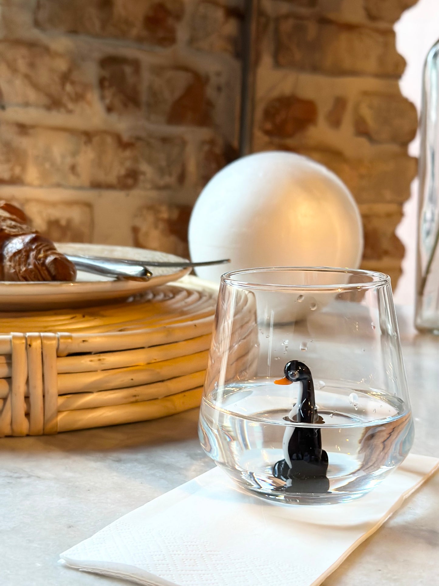 Penguin glass 🐧