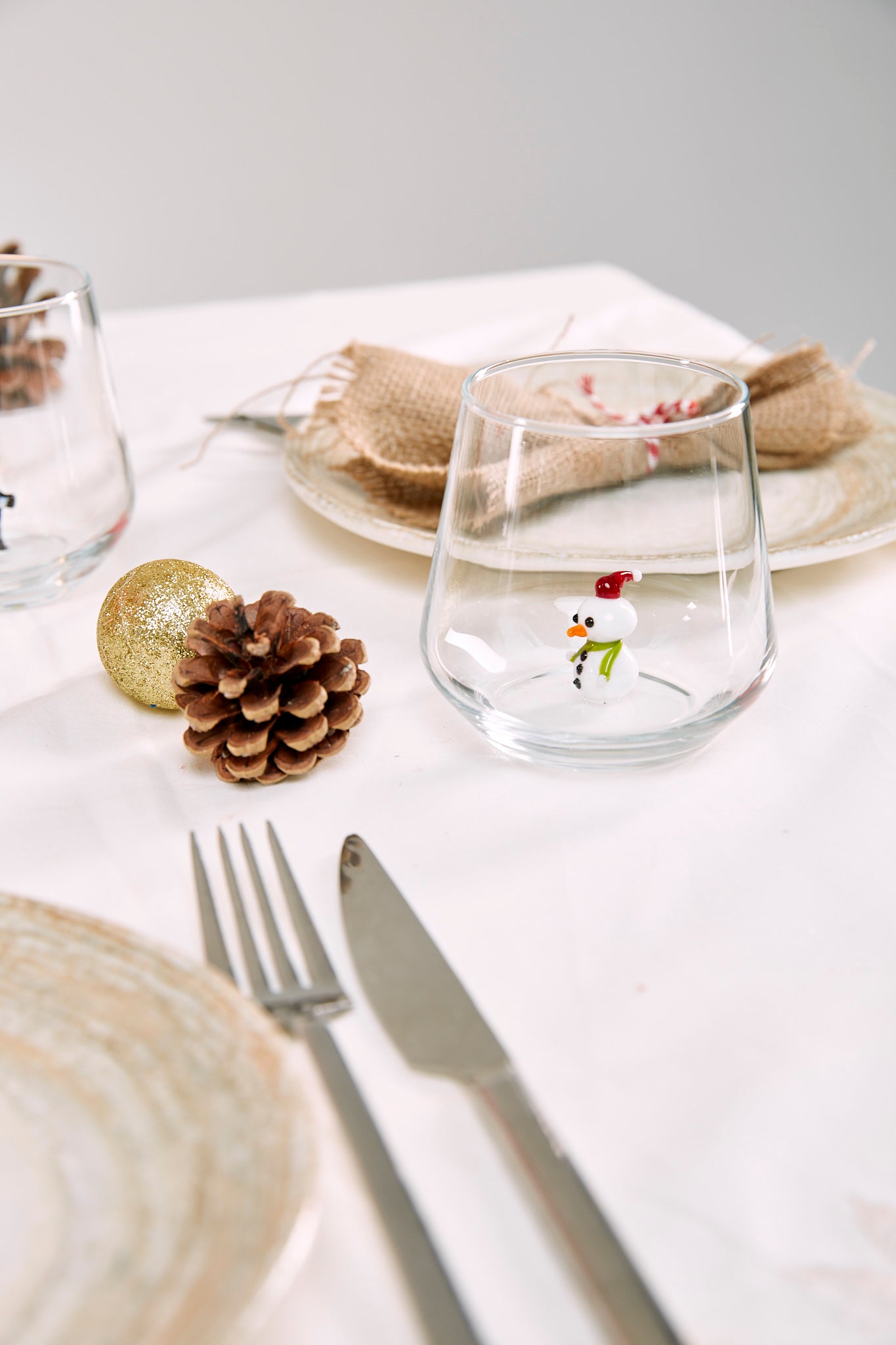 Snowman Glass