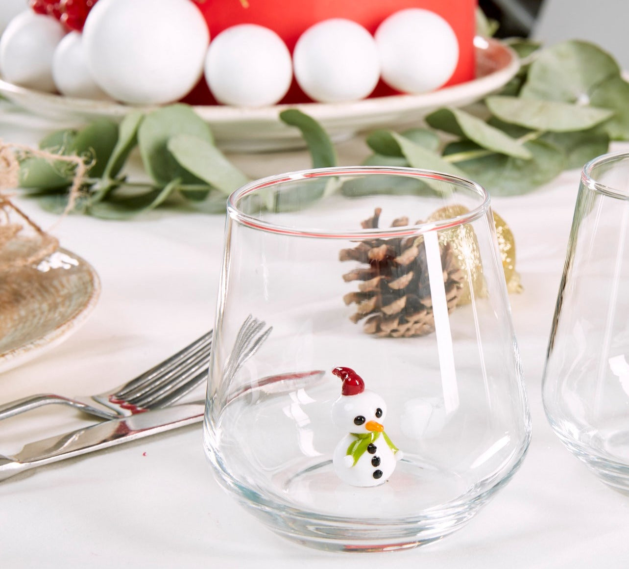 Snowman Glass