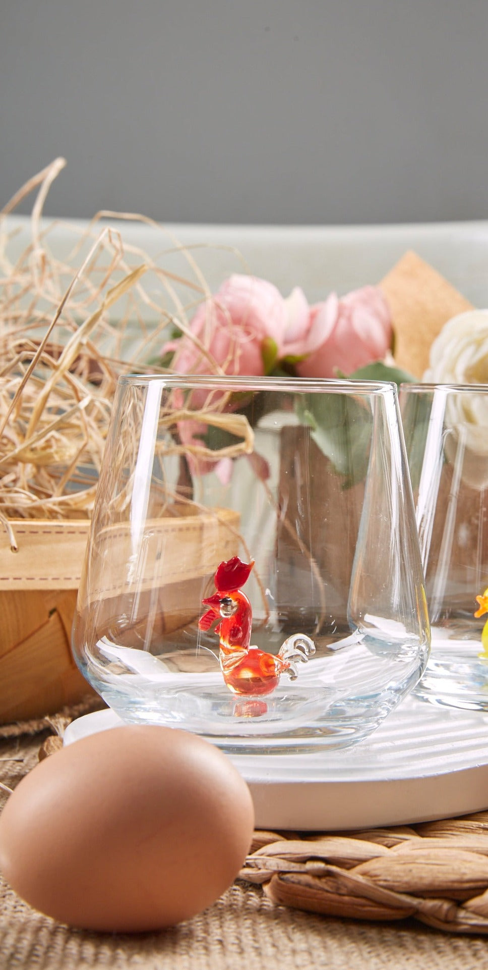 Glass Rooster