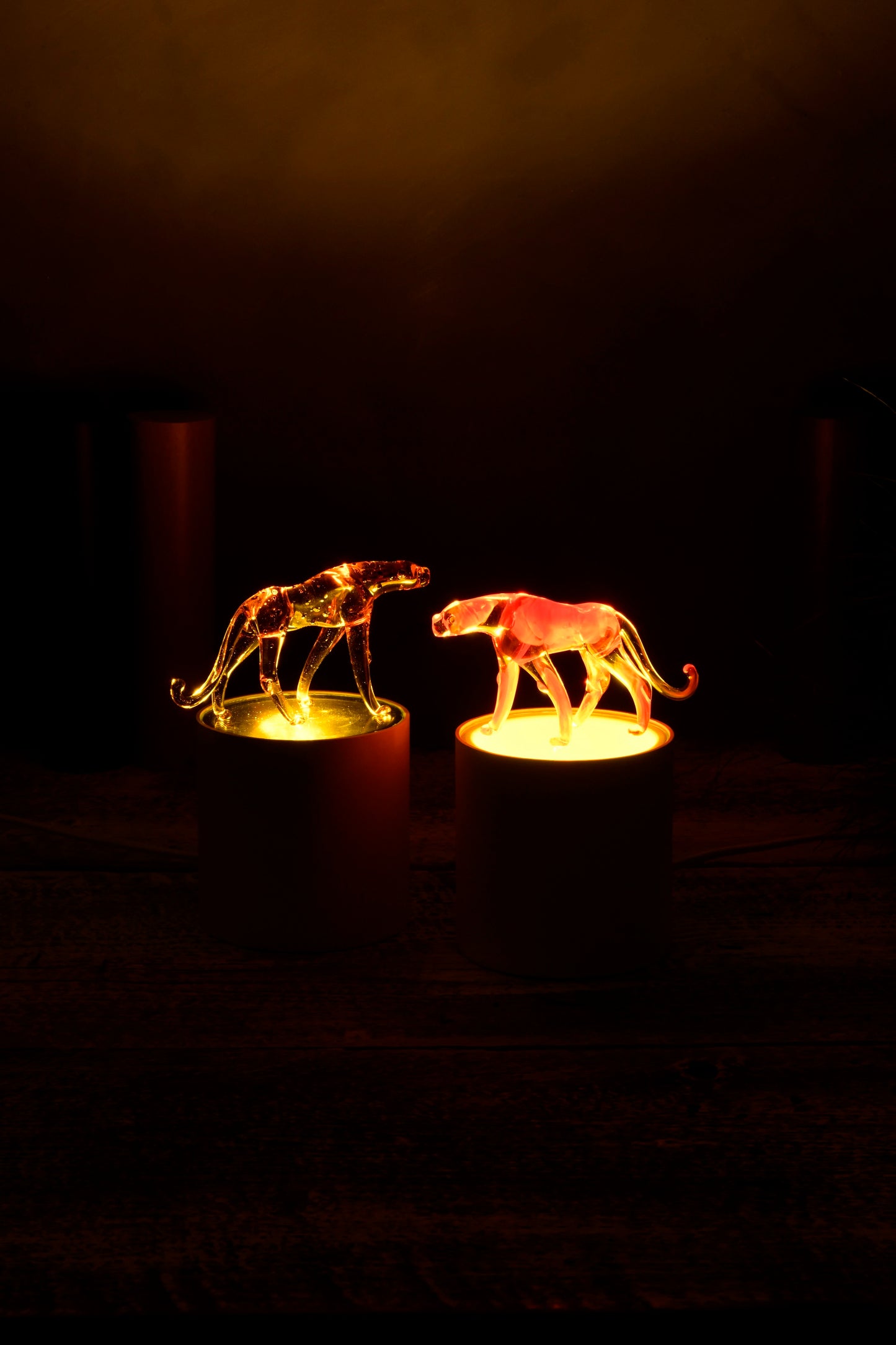 Night Lamp -CHEETAH-Murano Glass