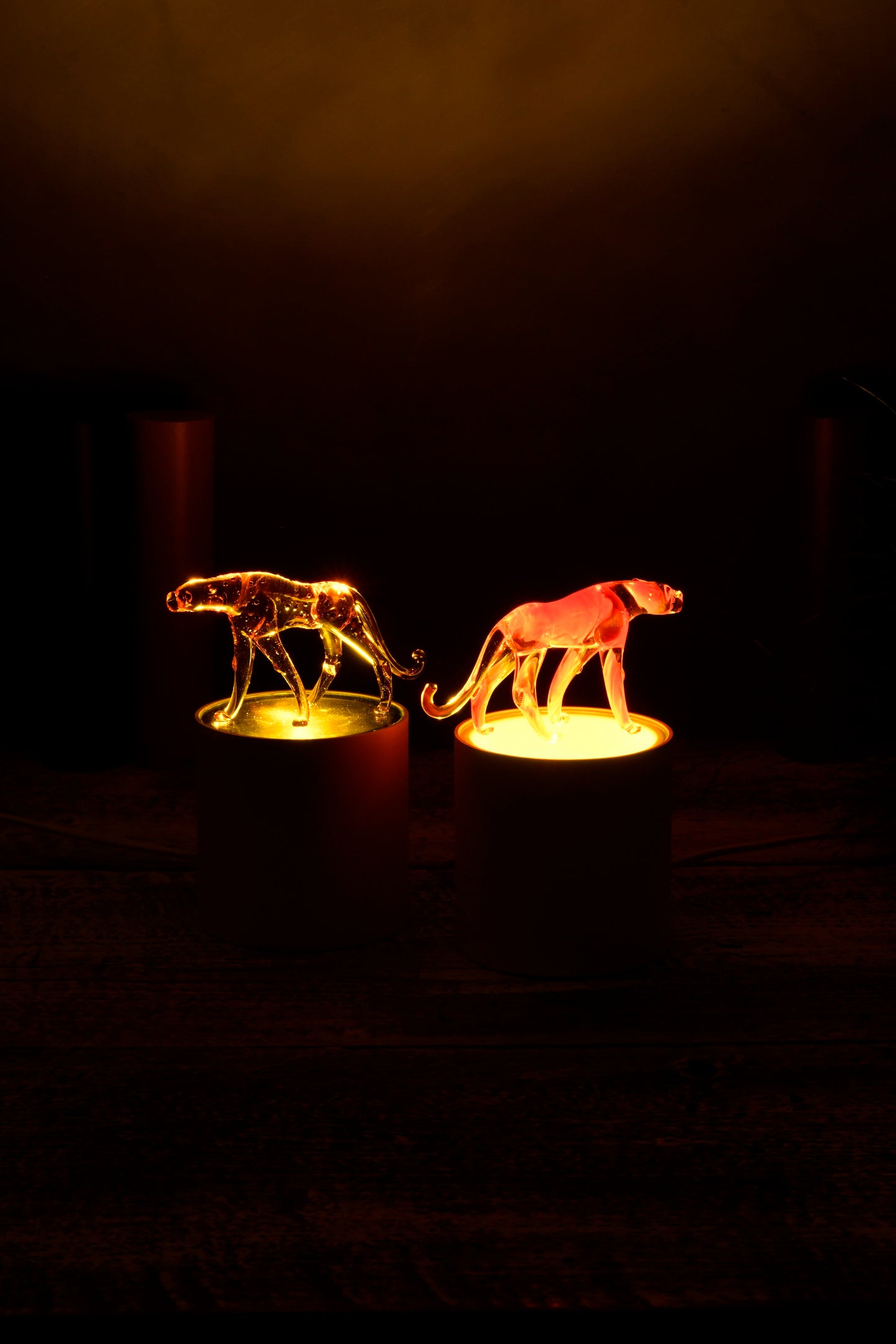 Night Lamp -CHEETAH-Murano Glass