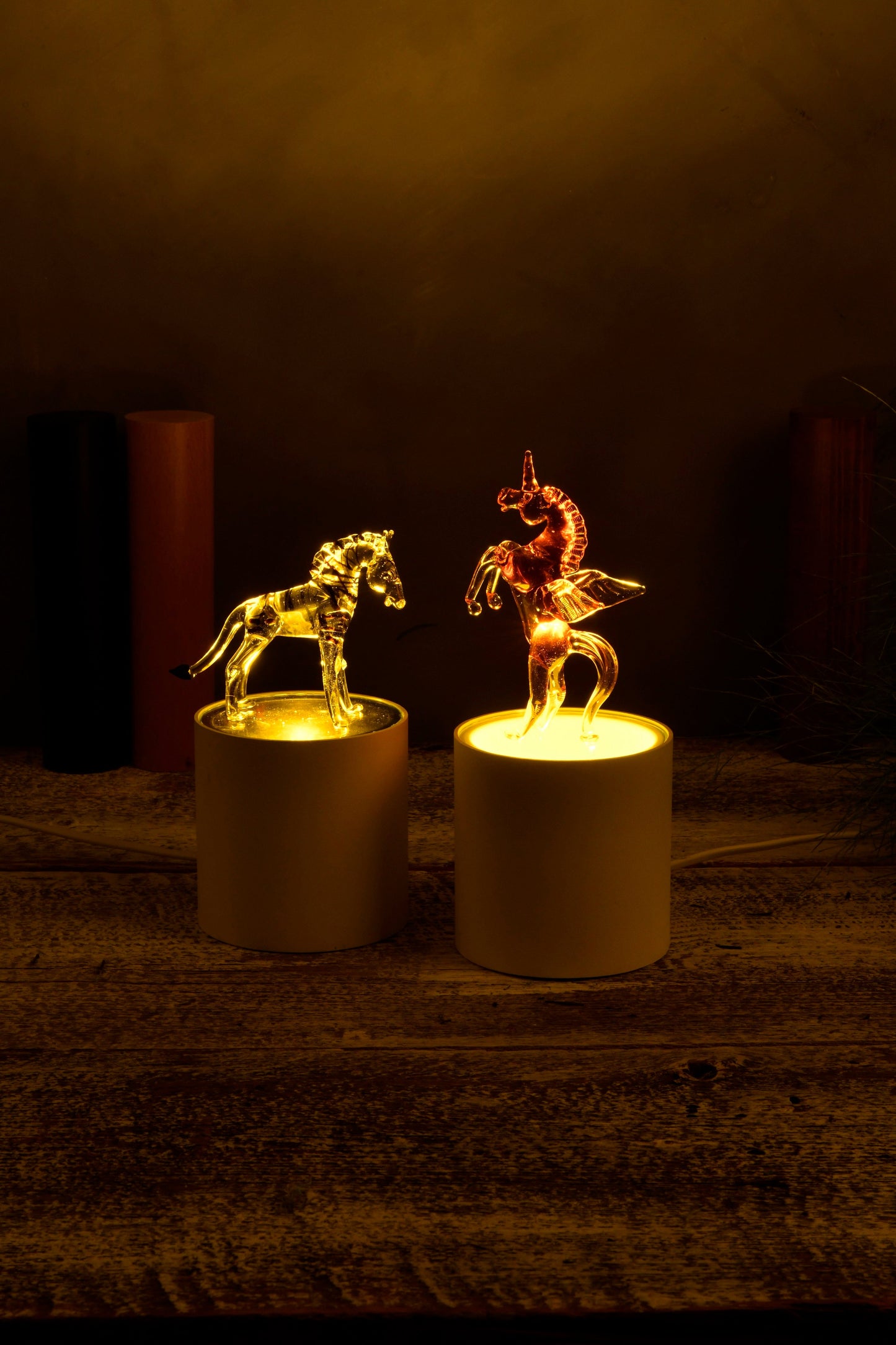 Night Lamp - ZEBRA - Murano Glass