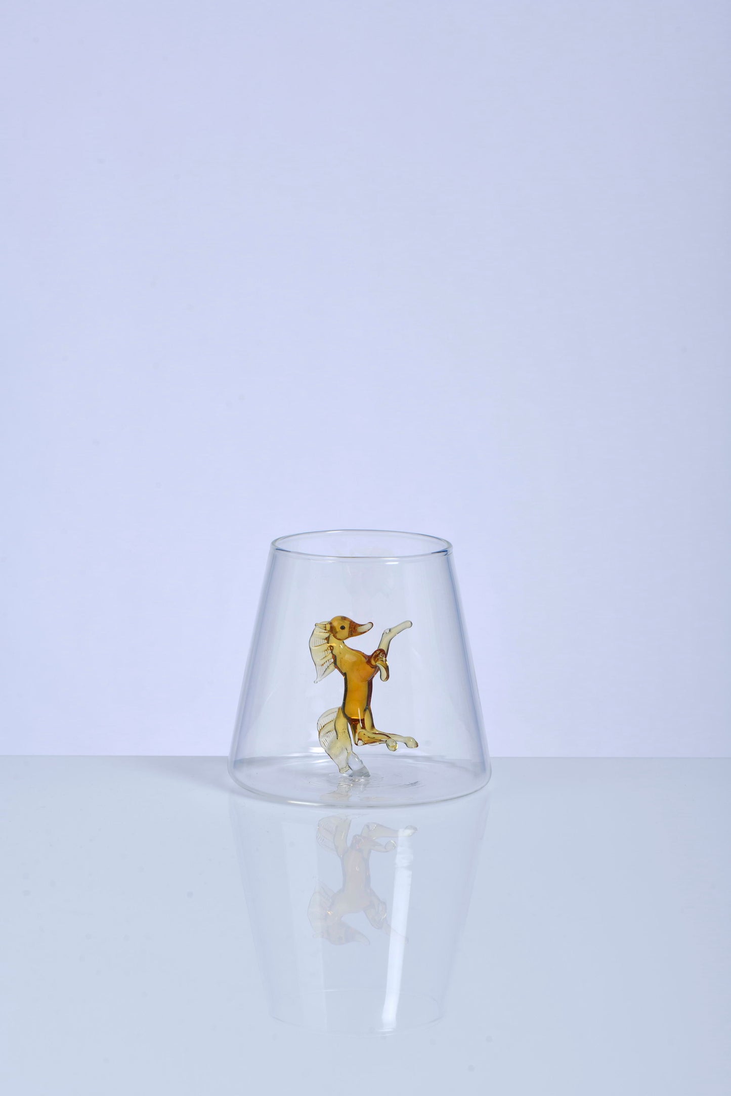Verre Cheval Ambre