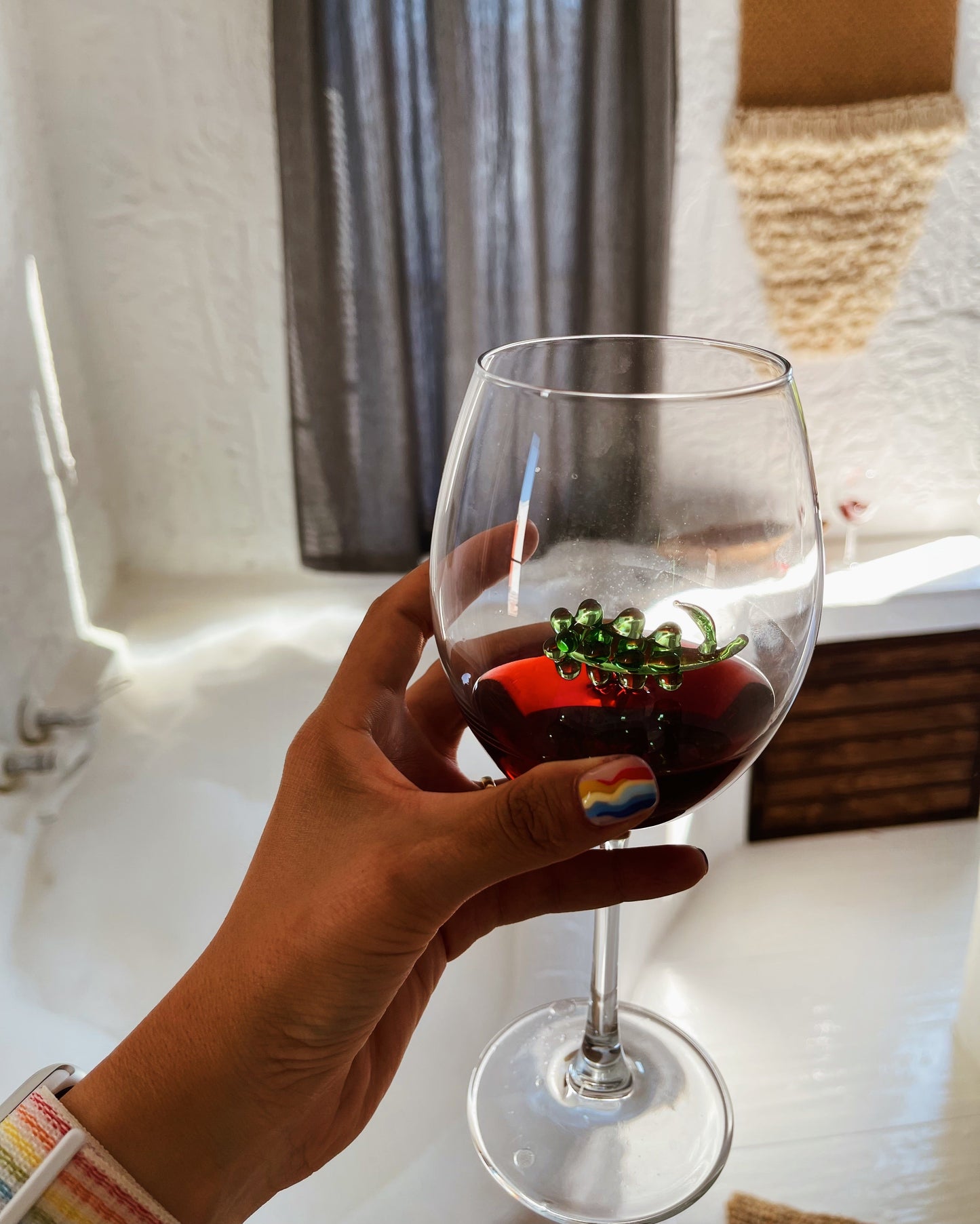 Grape Stemmed Glasses - Set of 2