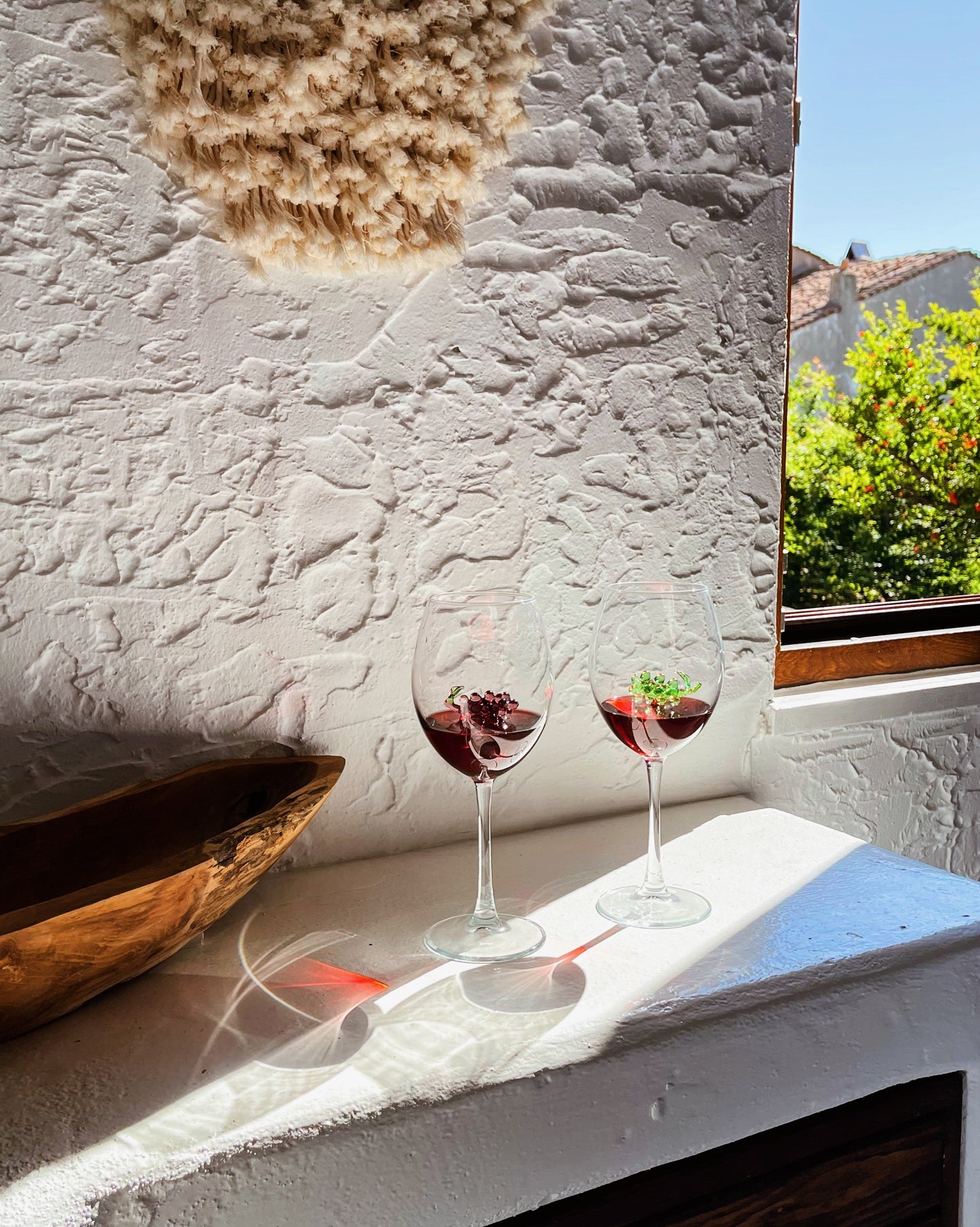 Grape Stemmed Glasses - Set of 2