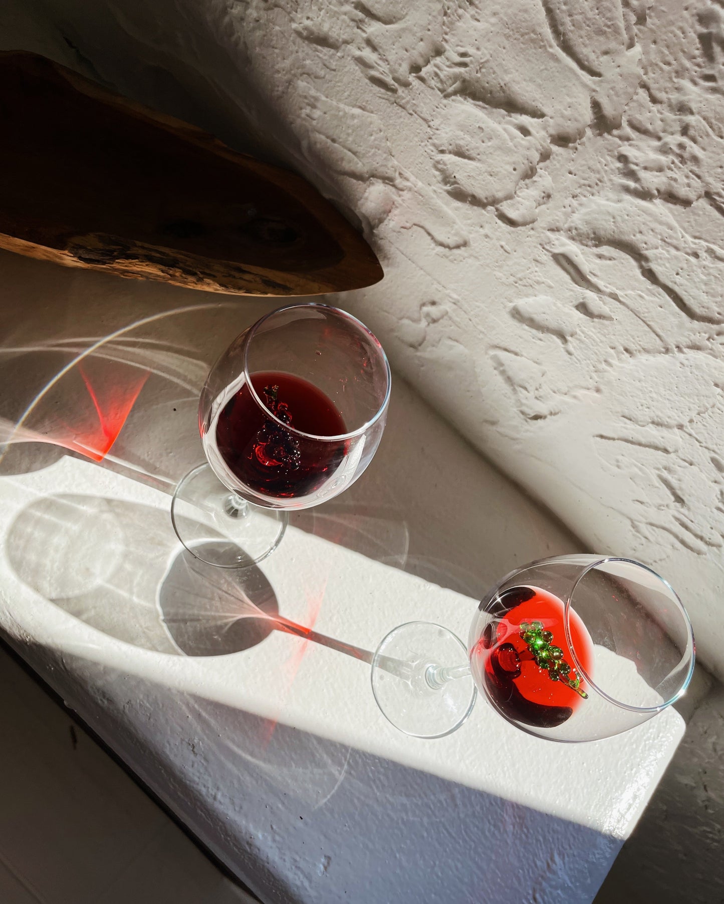 Grape Stemmed Glasses - Set of 2