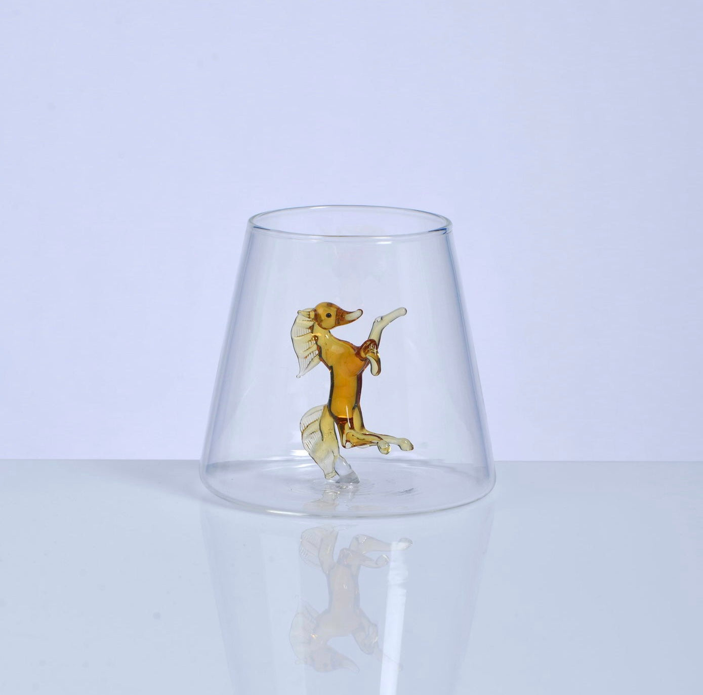 Verre Cheval Ambre