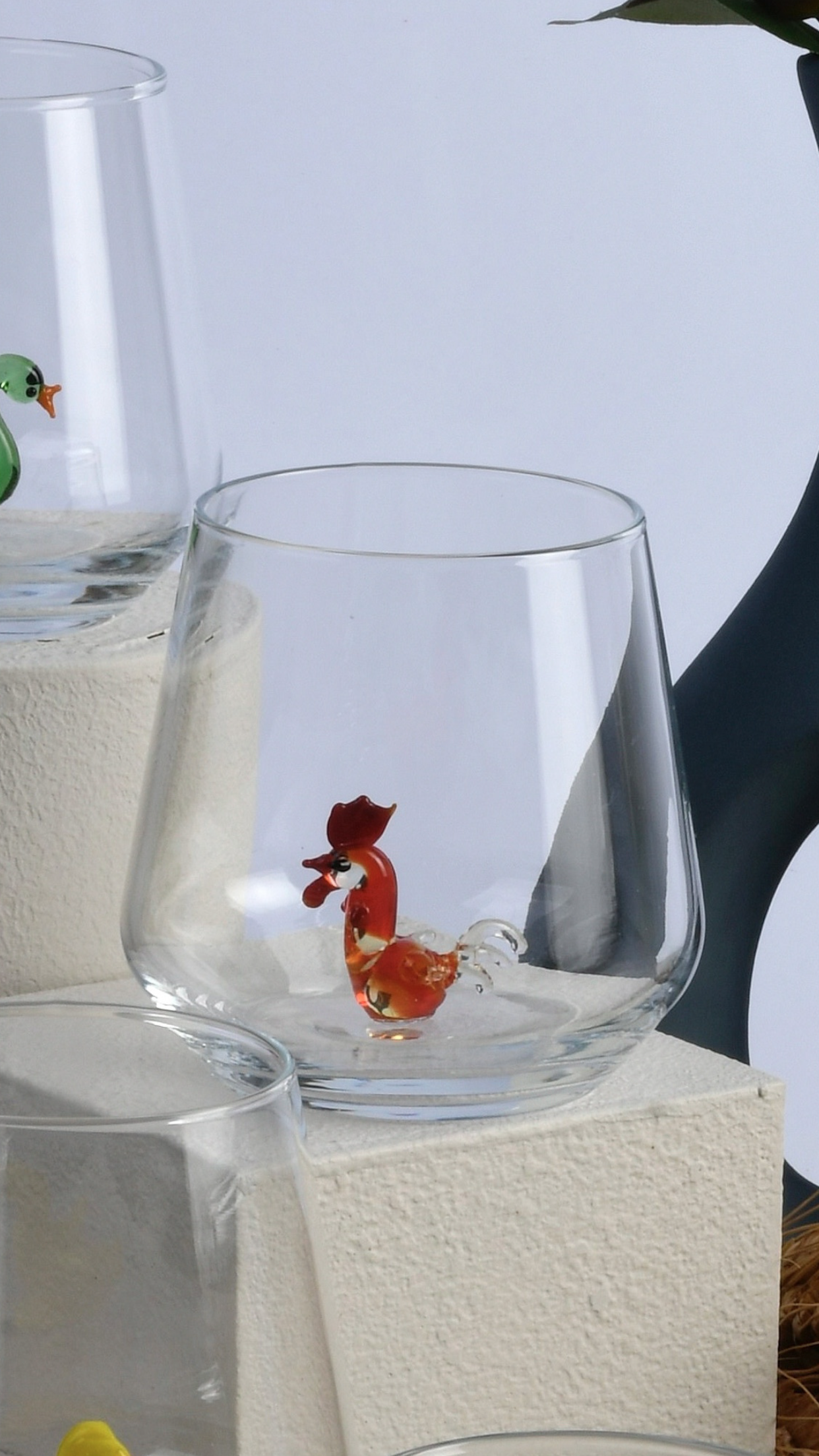 Glass Rooster