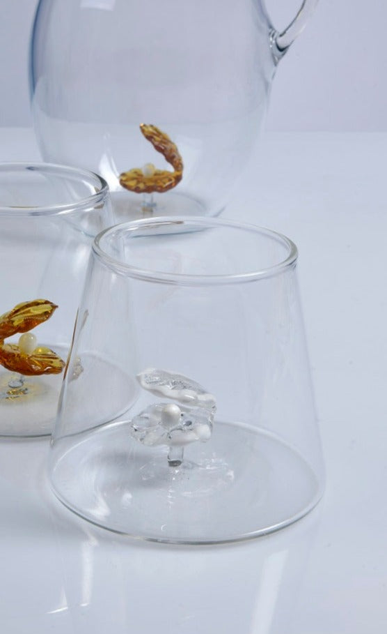 White Oyster Glass