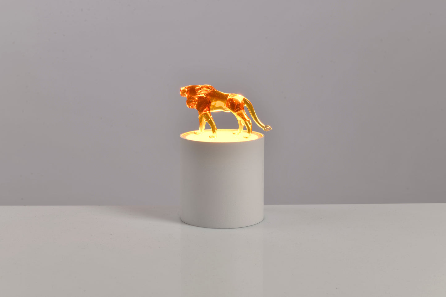 Night Lamp -LION-Murano Glass