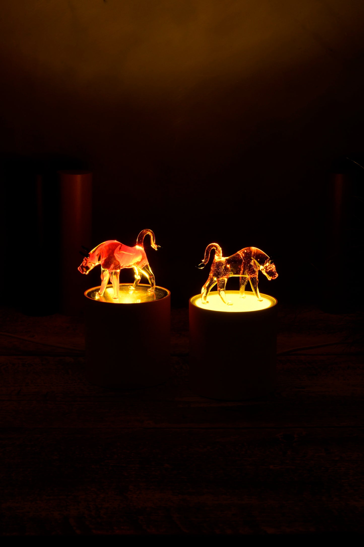 Lampe de Nuit -BULL-Verre de Murano